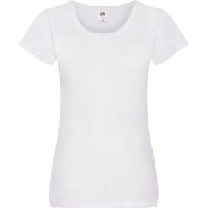 Fruit of the Loom - Dames T-shirt - Effen - Katoen