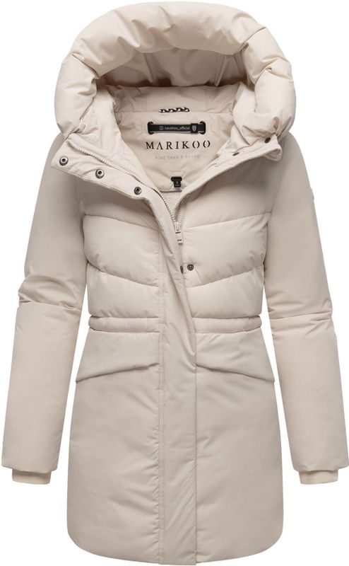 MARIKOO Wintermantel 'Delilah 16'  zwart