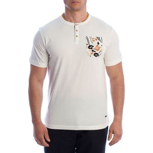 Heren Korte Mouwen Henley T-Shirt HS24MTS09