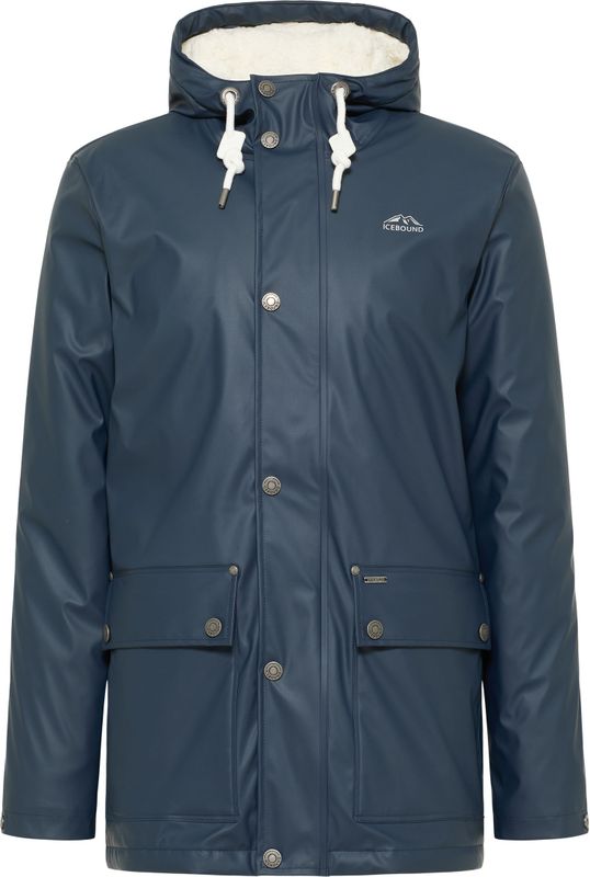 ICEBOUND - Regenjas - Marine - Teddy Voering - Heren