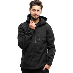 4F - Softshell Jack - Zwart - 96% Polyester, 4% Elastane - Ventilerend