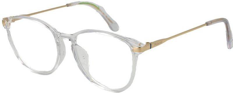 Polaroid - Brillen - Grijs - Polyamide - Volledig Montuur - Rechthoekig Ontwerp