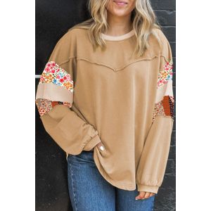 Bloemenpatchwork Langsleeve Top