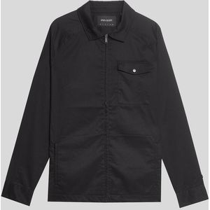 Lyle & Scott - Tailored Zip Through Overshirt - Zwart