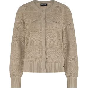 Lady Day - Lisa - Cardigan - Knit - Ronde Hals - Pofmouwen