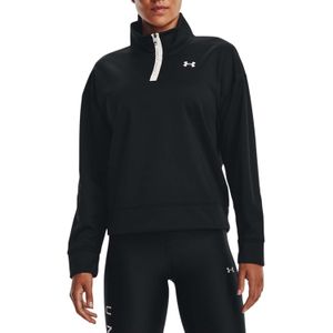 Under Armour - Reflecterende Quarter-Zip - Damestop - Zwart