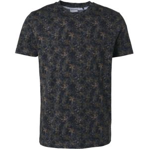 No Excess T-shirt crewneck allover printed olive