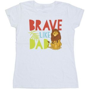 Li-cense Disney dames the lion king dapper zoals papa katoenen t-shirt