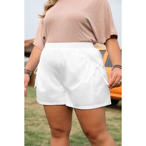 Plus Size Casual Trekkoorden Shorts