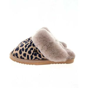 Warmbat - Collie - Pantoffels - Panther Taupe - 100% Merino Schapenwol