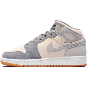 Nike Air jordan 1 mid se coconut milk particle grey (gs)