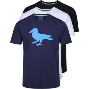 Modern Amusement - Cali Crown Print - T-shirt - Zwart - 3 Pack