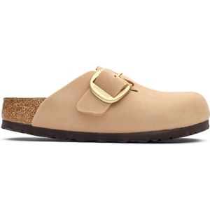 Birkenstock - Boston Big Buckle - Slippers - Beige - Leer