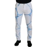 Dolce & Gabbana - Jeans - Wit - Slim-fit - Heren - Denim