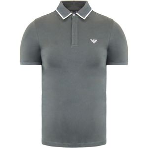 Emporio Armani - Korte Mouw - Donkergrijs - Poloshirt