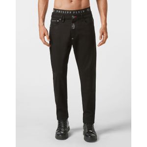 Philipp Plein - Detroit Fit - Jeans - Zwart - Stretch Denim