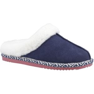 Hush Puppies - Amara - Slippers - Navy - Suède