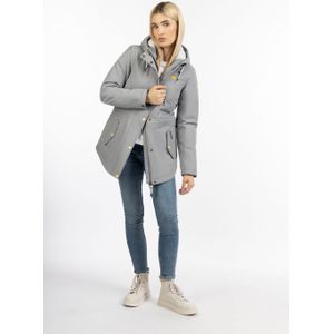 Schmuddelwedda Winterjas met magische print Dames grijs