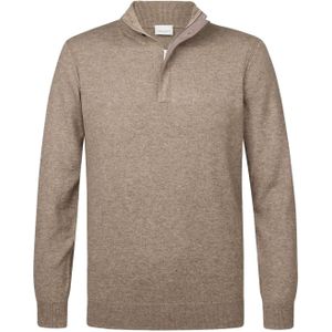 Profuomo Wol mix half zip