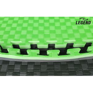 Legend Sports Puzzelmat |100 x 100 x 4 cm | groen / zwart
