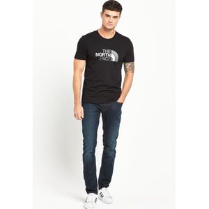 The North Face - Easy Tee - T-shirt - Zwart - Korte Mouwen - 100% Katoen