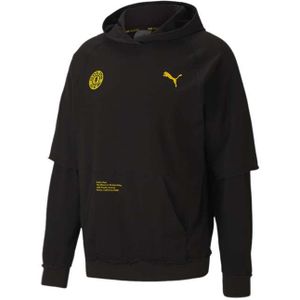 Puma - x Gold's Gym - Hoodie - Zwart - Raglan Mouw