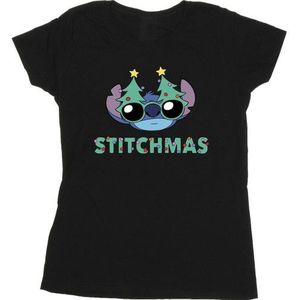 Li-cense Disney dames lilo & stitch stitchmas bril katoenen t-shirt