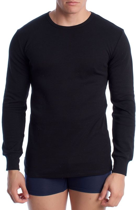 Herren Langarm-Thermo-T-Shirt aus Baumwolle A0258