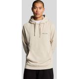 Lyle & Scott - Loopback Geborduurde Hoodie - Beige