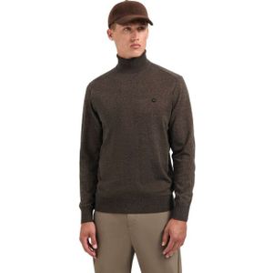 No Excess - Pullover Roll Neck - Taupe - Gebreide Trui