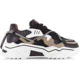 DWRS Label Jupiter black/white lage sneakers dames