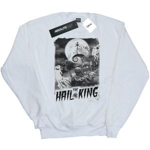 Li-cense Disney dames nightmare before christmas hail the king sweatshirt