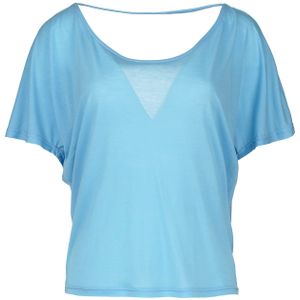 Tops - Hemelsblauwe Drape Back Top