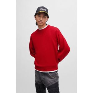 HUGO - Swart - Gebreid Sweatshirt - Roze - 100% Katoen