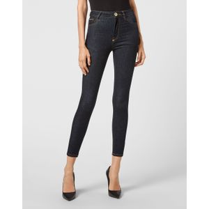 Philipp Plein - Denim Skinny Trouser Skull - Jeans - Blauw