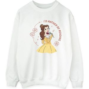 Li-cense Disney heren beauty and the beast i´d rather be reading sweatshirt