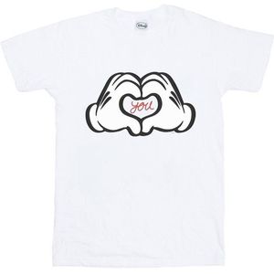 Li-cense Disney heren mickey mouse loves you t-shirt