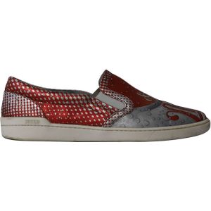 Moschino Mocola Slip-On Sneakers in Multicolor Leer