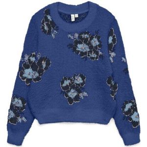 Vero Moda Vmpoilu flower ls o-neck pullover b