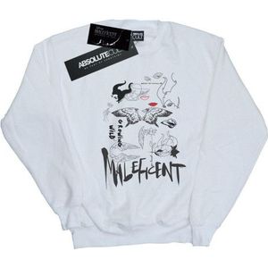 Li-cense Disney dames maleficent meesteres van het kwaad groeit wild collage sweatshirt