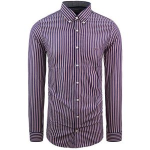 Tommy Hilfiger - Slim Fit Oxford - Overhemd - Navy - Heren