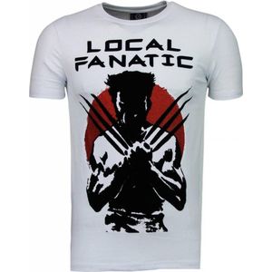 Local Fanatic Wolverine flockprint t-shirt