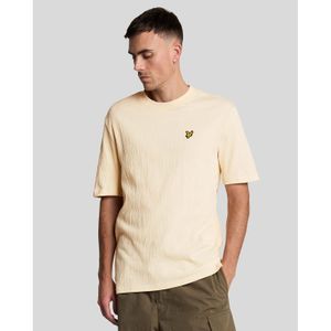 Lyle And Scott - Crepe T-Shirt - Beige - Korte Mouwen