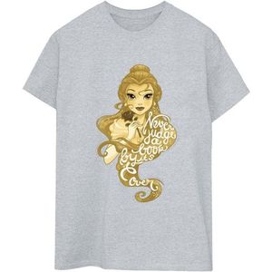 Li-cense Disney dames beauty and the beast oordeel nooit katoenen vriendje t-shirt