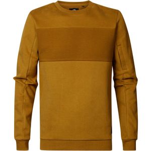 Petrol Industries Heren sweater m-3020-swr329 7121 dark gold