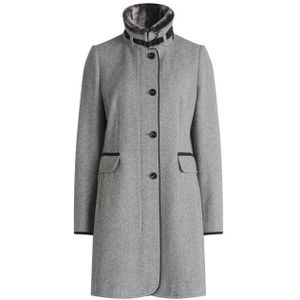 Gil Bret - Wollen Jas - Licht Zilver Melange - Zonder Capuchon