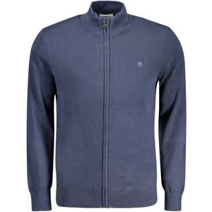 Timberland - Katoenen Heren Trui - Blauw - Lange Mouw - Cardigan