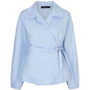 Ydence - Blouse Christy - Lichtblauw - Dames