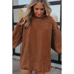 Corduroy Sweatshirt Pullover