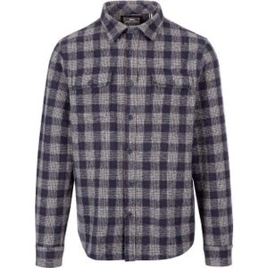 Trespass - Geruite Overhemd - Blauw - Geweven - 2 Borstzakken